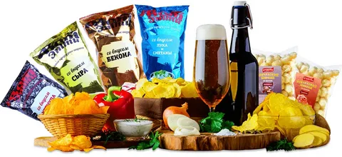 Снеки, напитки и сигареты