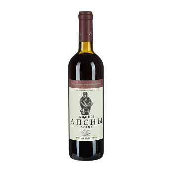 Вино Апсны 0.75L красное полусладкое (Абхазия)