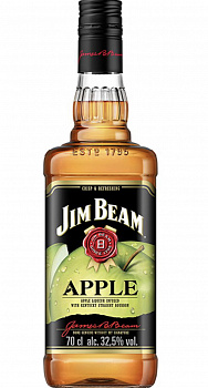 Виски "Джим Бим Эппл" 0.7L (бурбон яблочный)