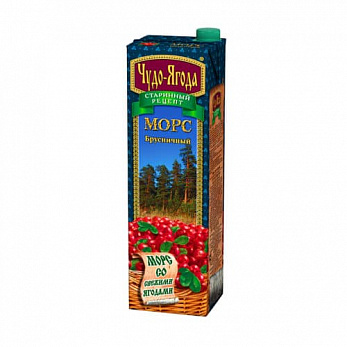 Морс Чудо-Ягода Брусника 1L