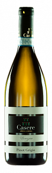 ВИНО "КАЗЭРЭ ПИНО ГРИДЖИО" 0.75L БЕЛОЕ СУХОЕ 